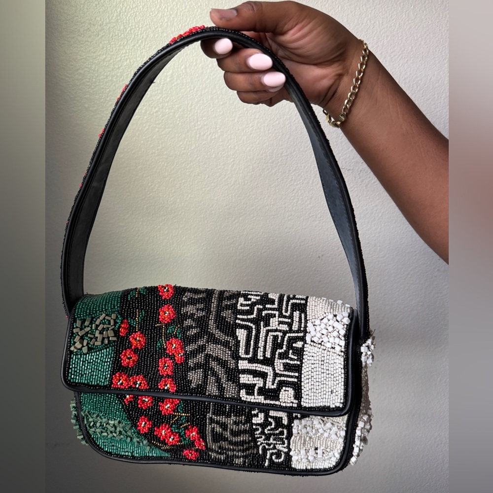 STAUD Tommy Beaded Bag